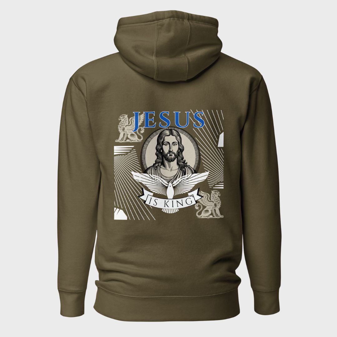 Jesus is King | Unisex premium cotton hoodie