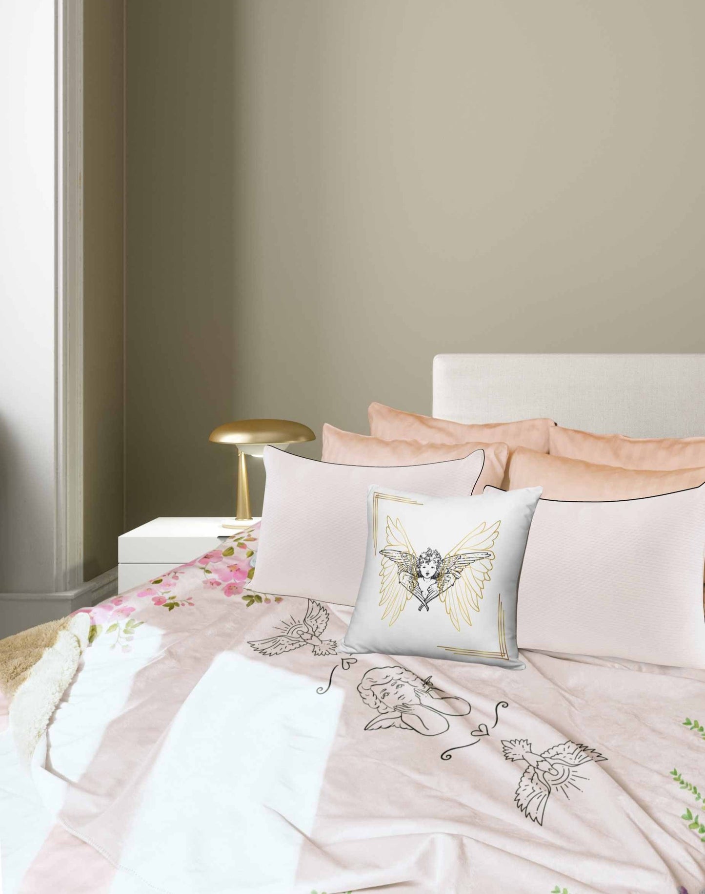 Heavenly | Faith inspired sherpa blanket (white)