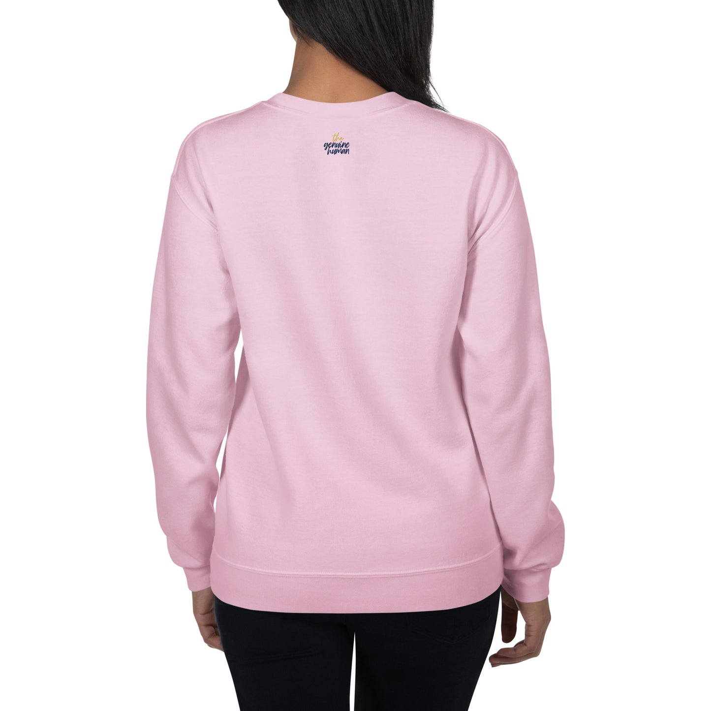Sweatshirt with "Let's Save Our Beautiful Planet" Hummingbird Embroidered Design