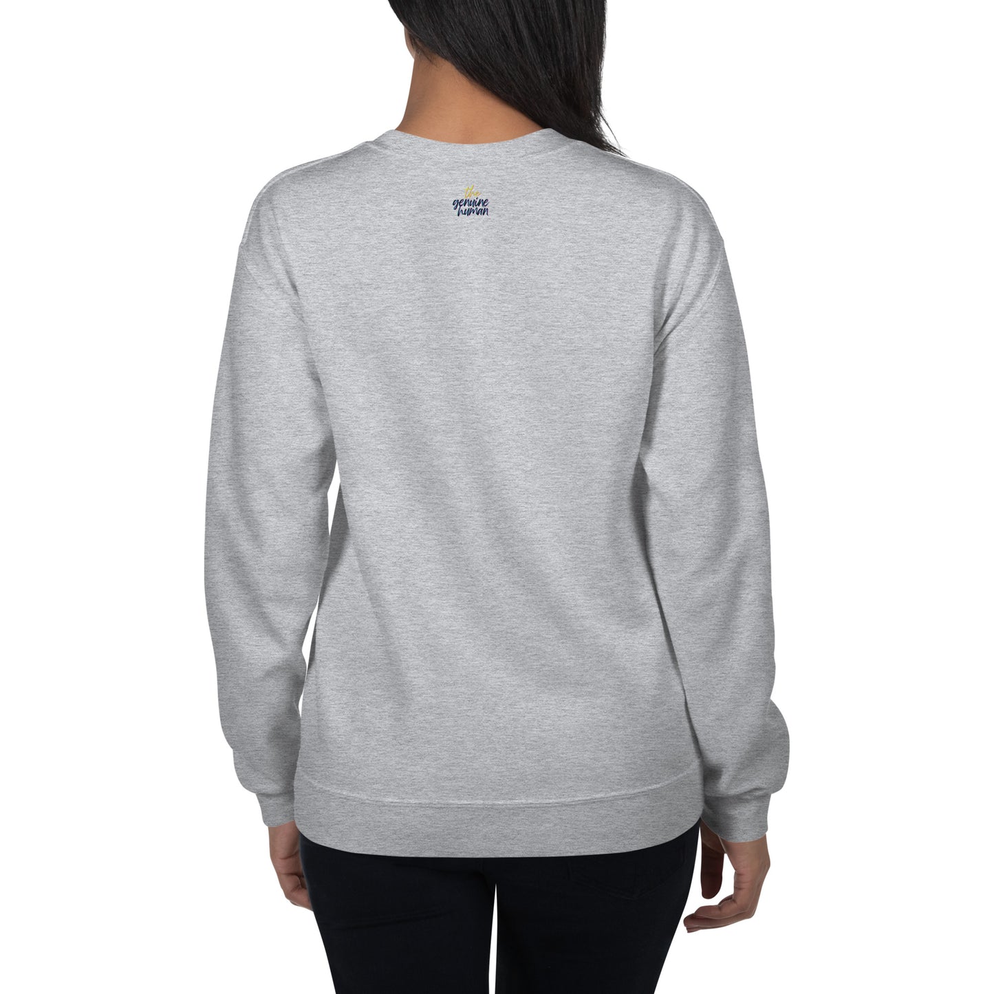 Sweatshirt with "Let's Save Our Beautiful Planet" Hummingbird Embroidered Design
