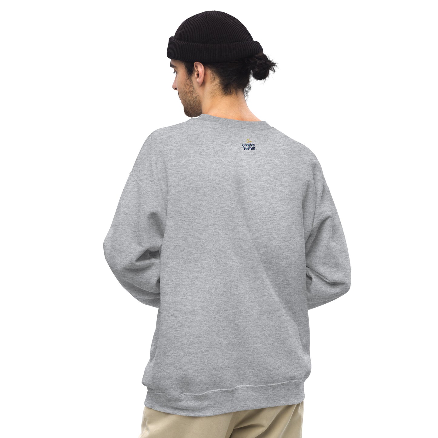 Sweatshirt with "Let's Save Our Beautiful Planet" Hummingbird Embroidered Design
