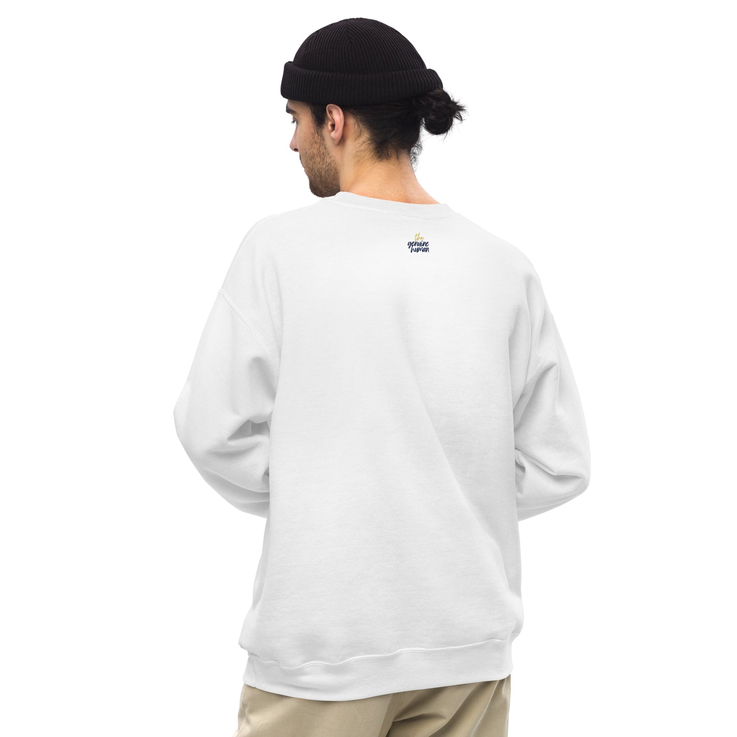 Sweatshirt with "Let's Save Our Beautiful Planet" Hummingbird Embroidered Design