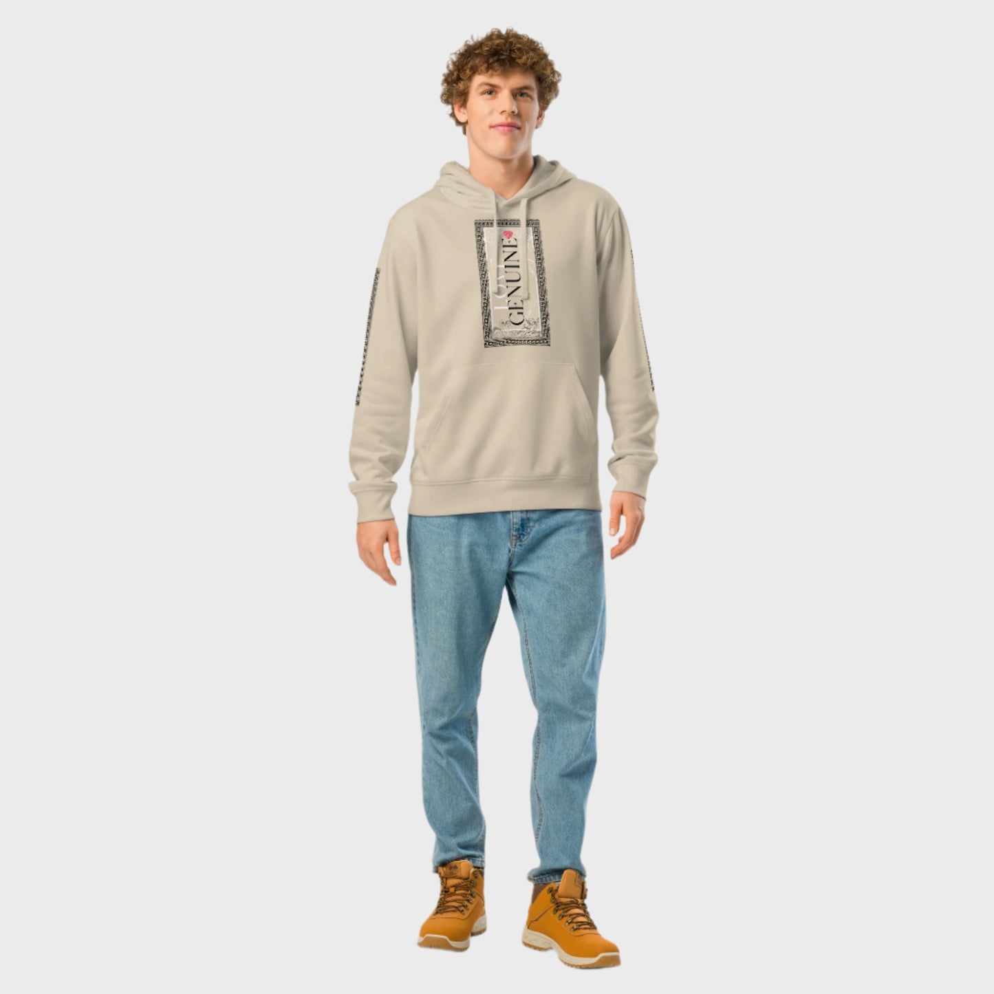 Love Genuine | Unisex organic mid-weight hoodie