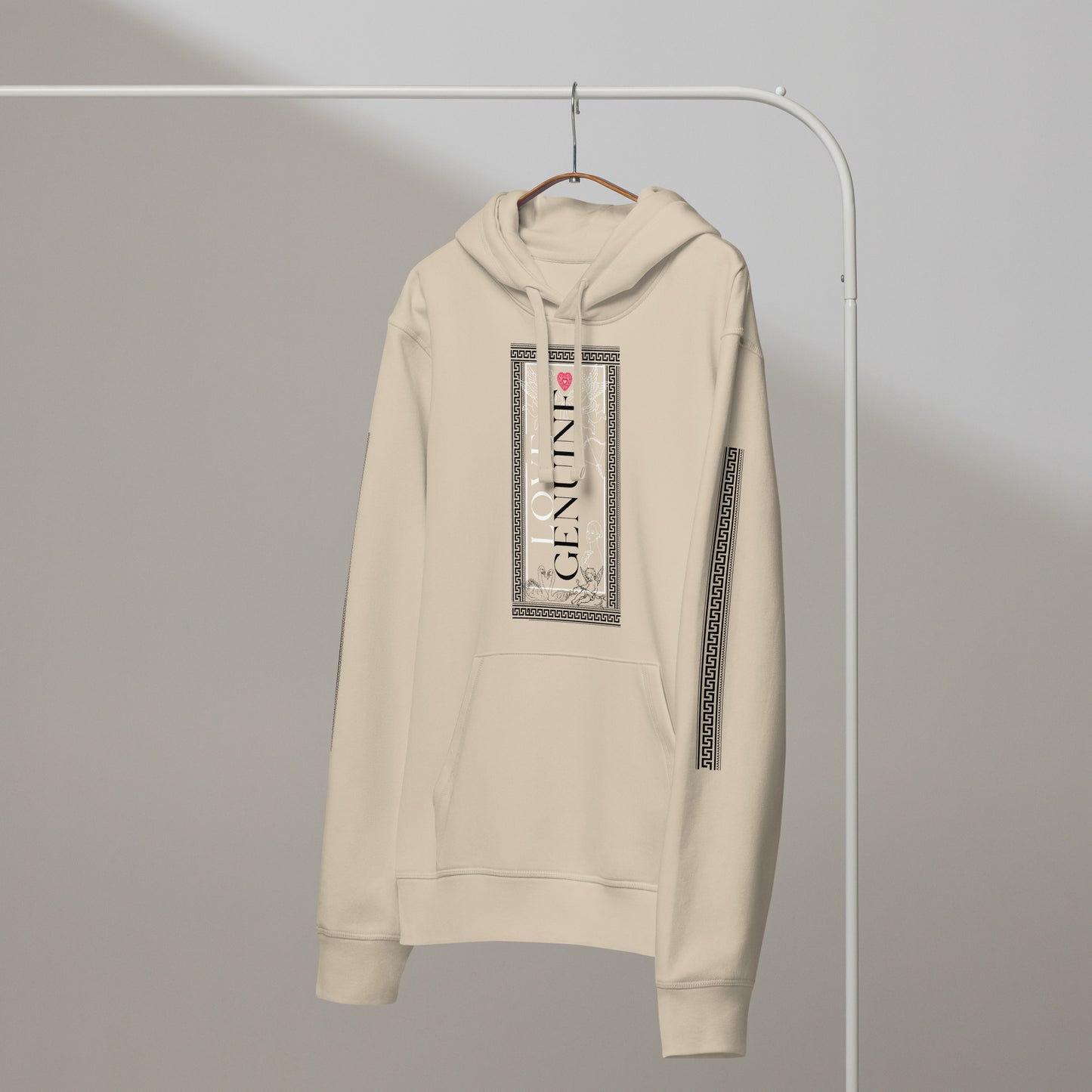 Love Genuine | Unisex organic mid-weight hoodie