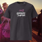 100% auténtico humano | Camiseta unisex de algodón orgánico