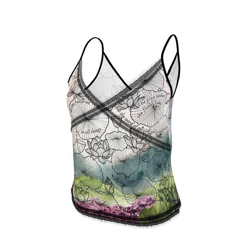 Divine Footprint | Premium Lace Camisole