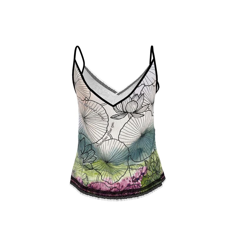 Divine Footprint | Premium Lace Camisole