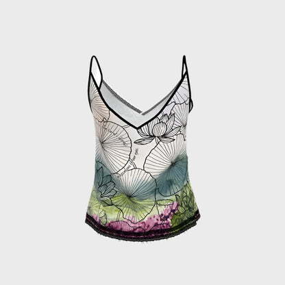 Divine Footprint | Premium Lace Camisole