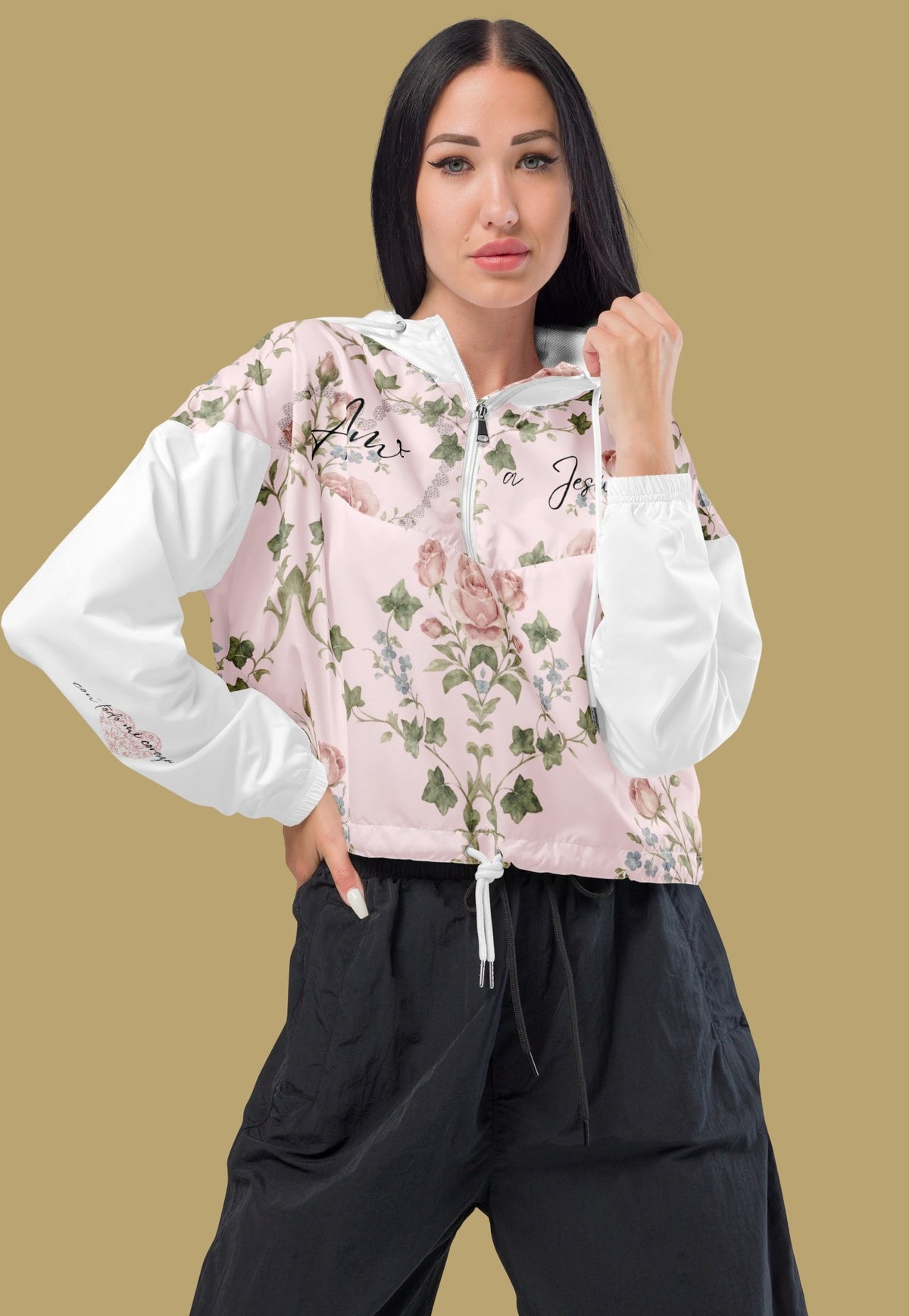 Amo a Jesús | Chaqueta cortavientos para mujer