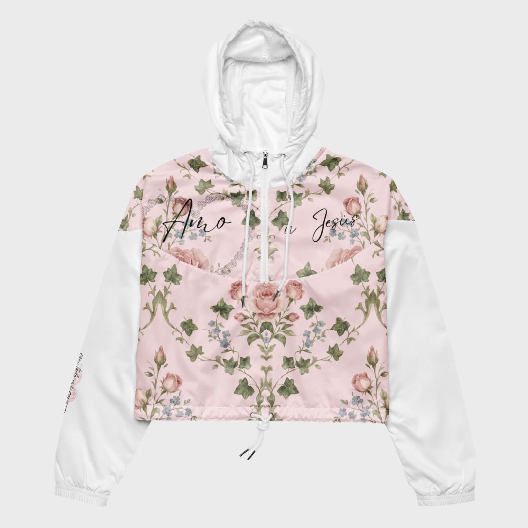 Amo a Jesús | Chaqueta cortavientos para mujer