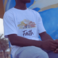 La fe puede mover montañas | Camiseta premium de peso pesado para hombres