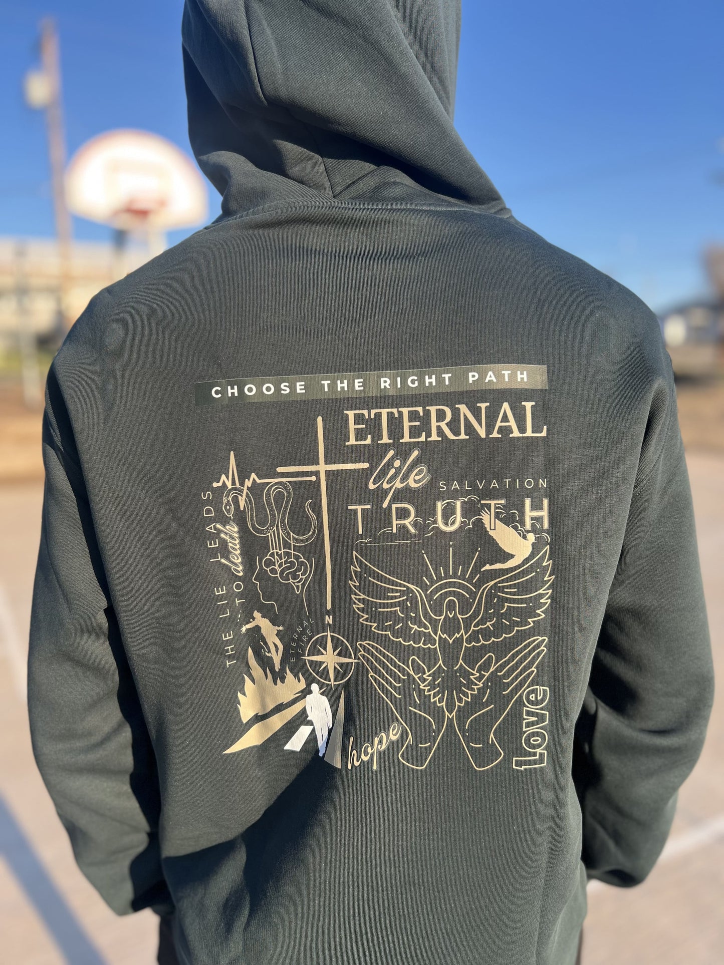 Choose The Right Path | Oversized premium hoodie