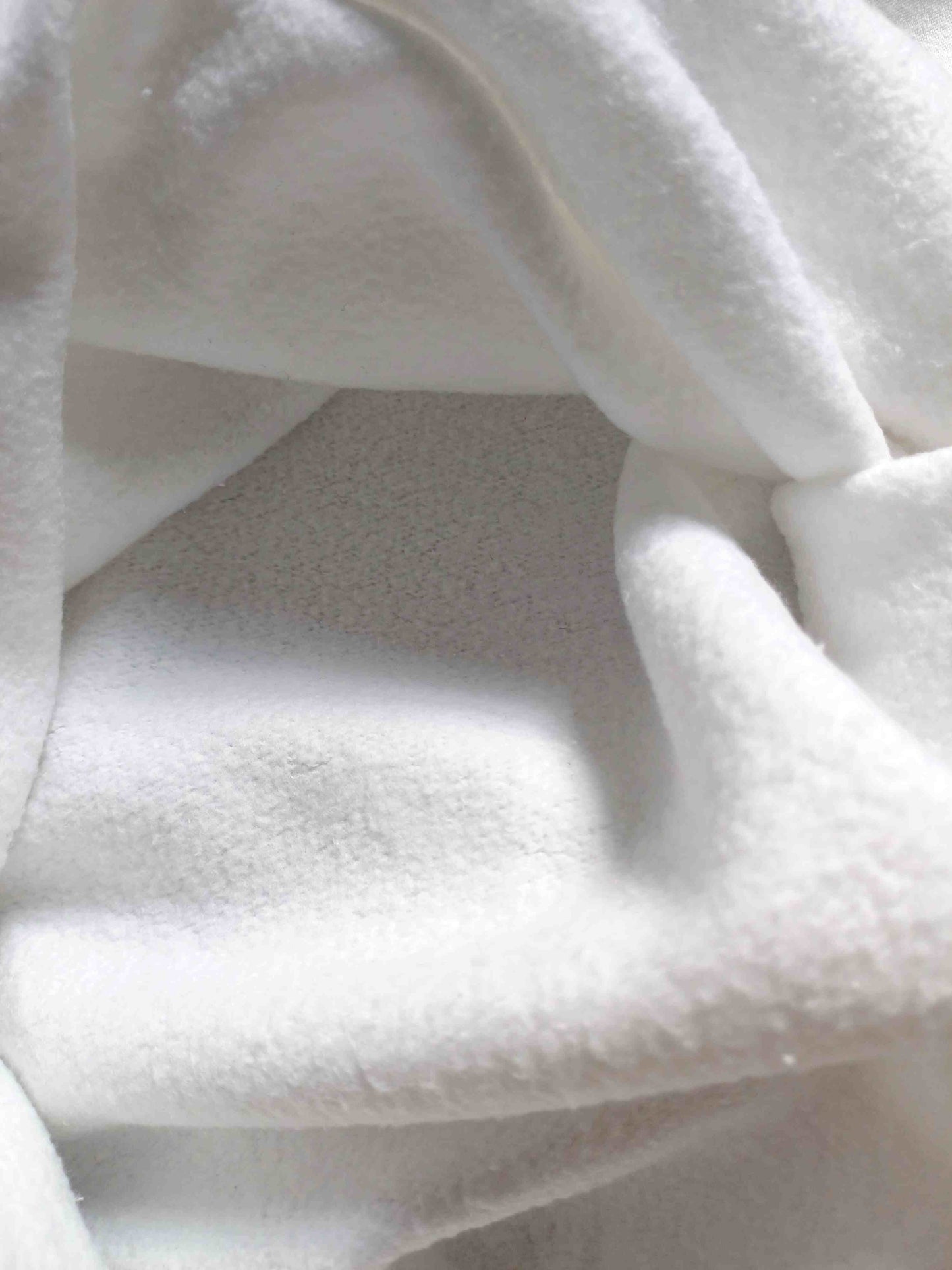 Close-up of fleece fabric 