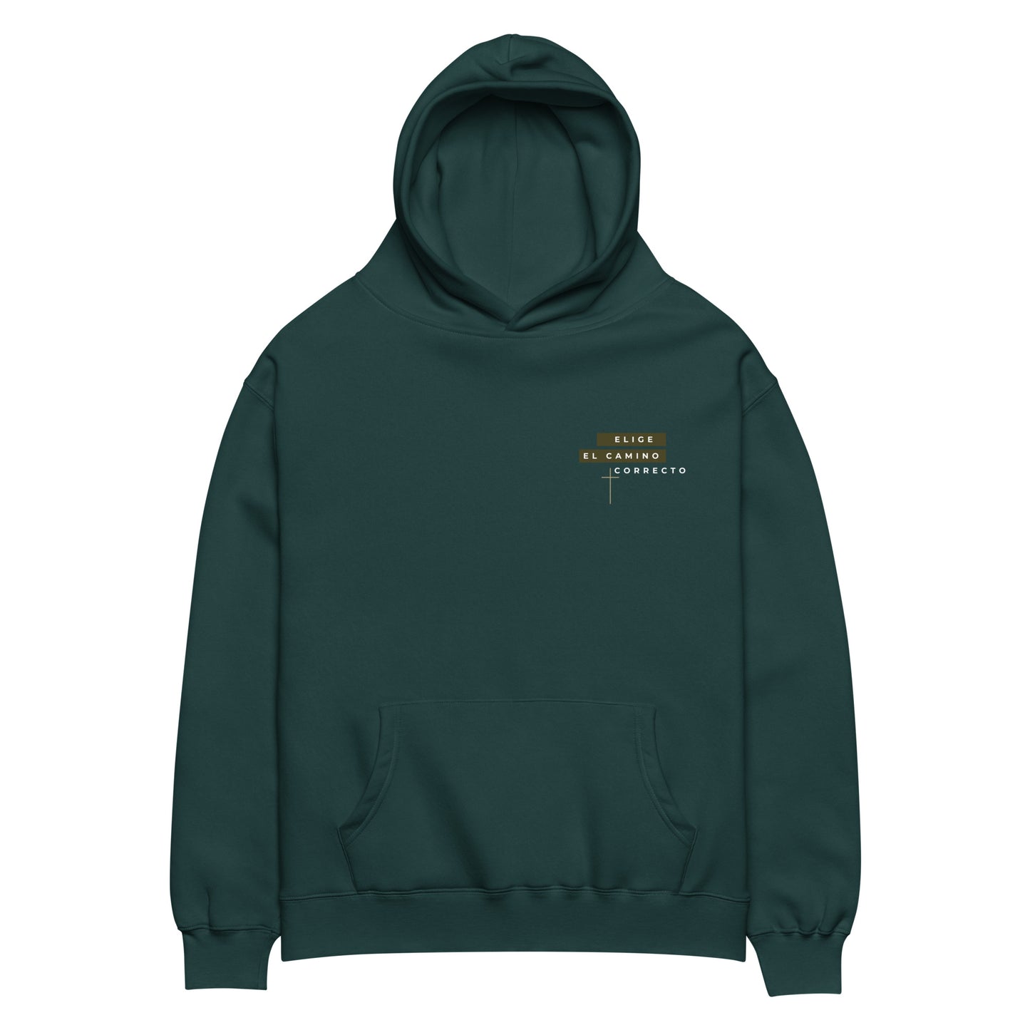 El Camino Correcto | Sudadera cristiana premium oversize