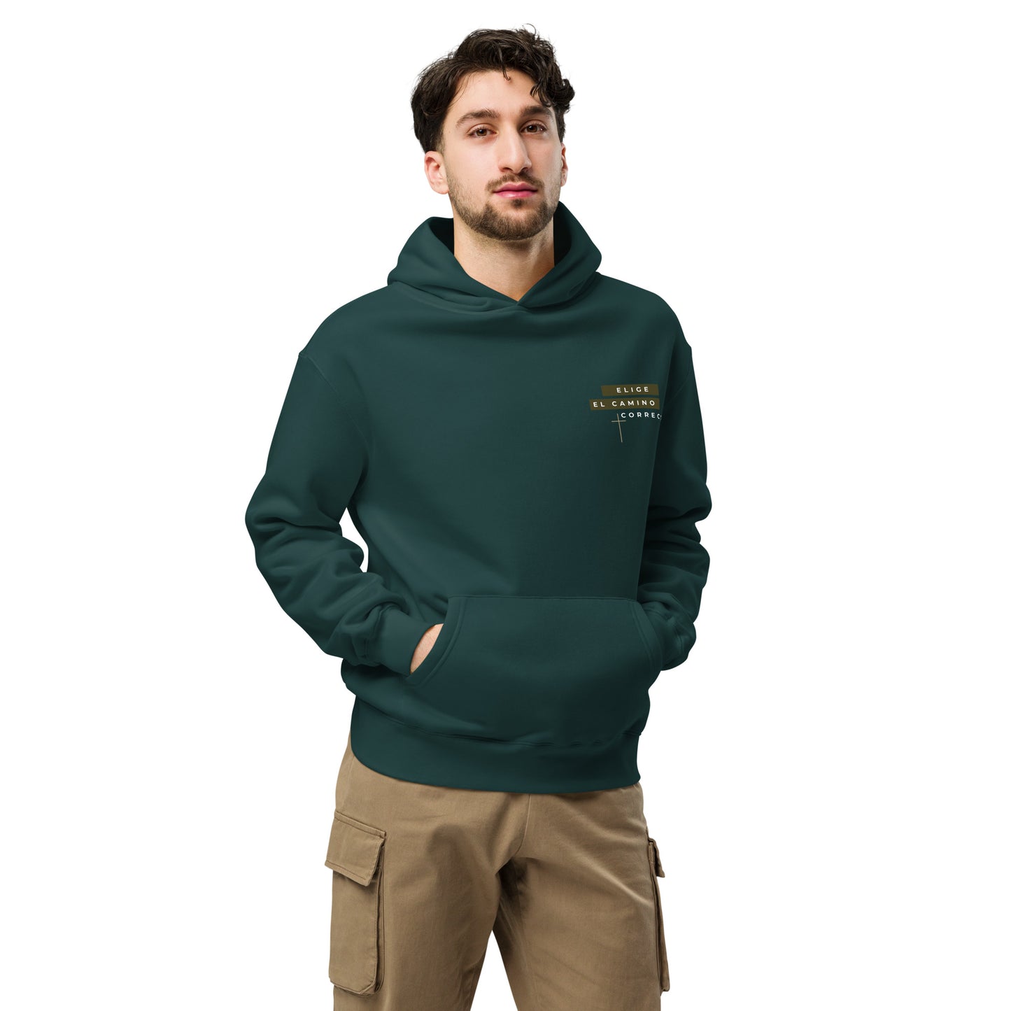 El Camino Correcto | Sudadera cristiana premium oversize