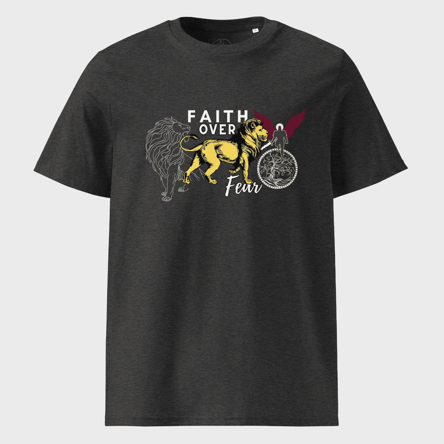 Faith Over Fear | Camiseta premium cristiana para hombre