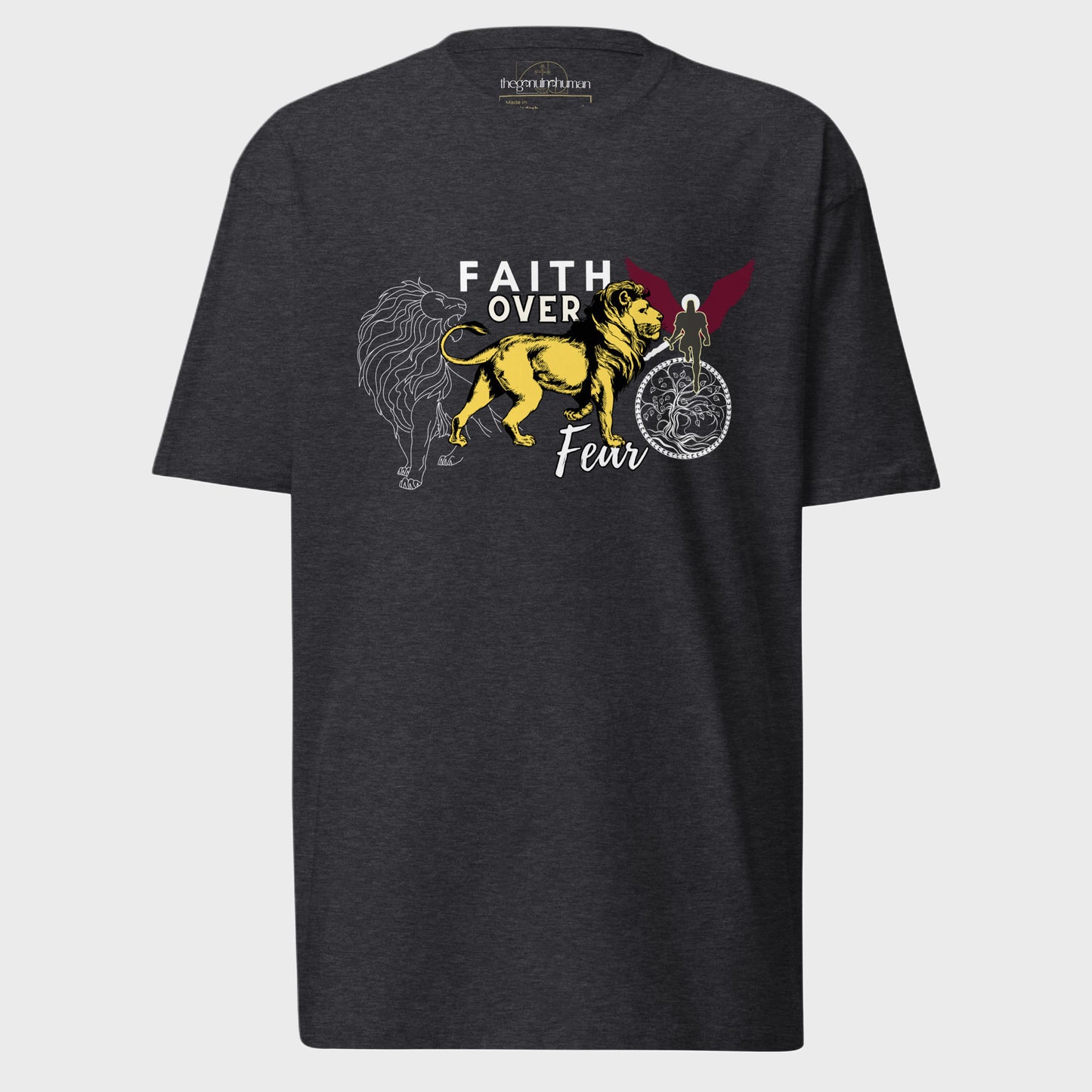 Faith over Fear | Men’s premium heavyweight tee