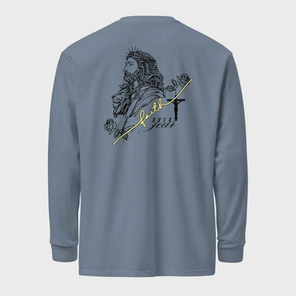 Faith Over Fear | Christian garment-dyed men´s sweatshirt