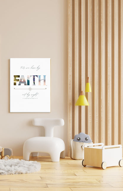 For we live by FAITH | Canvas