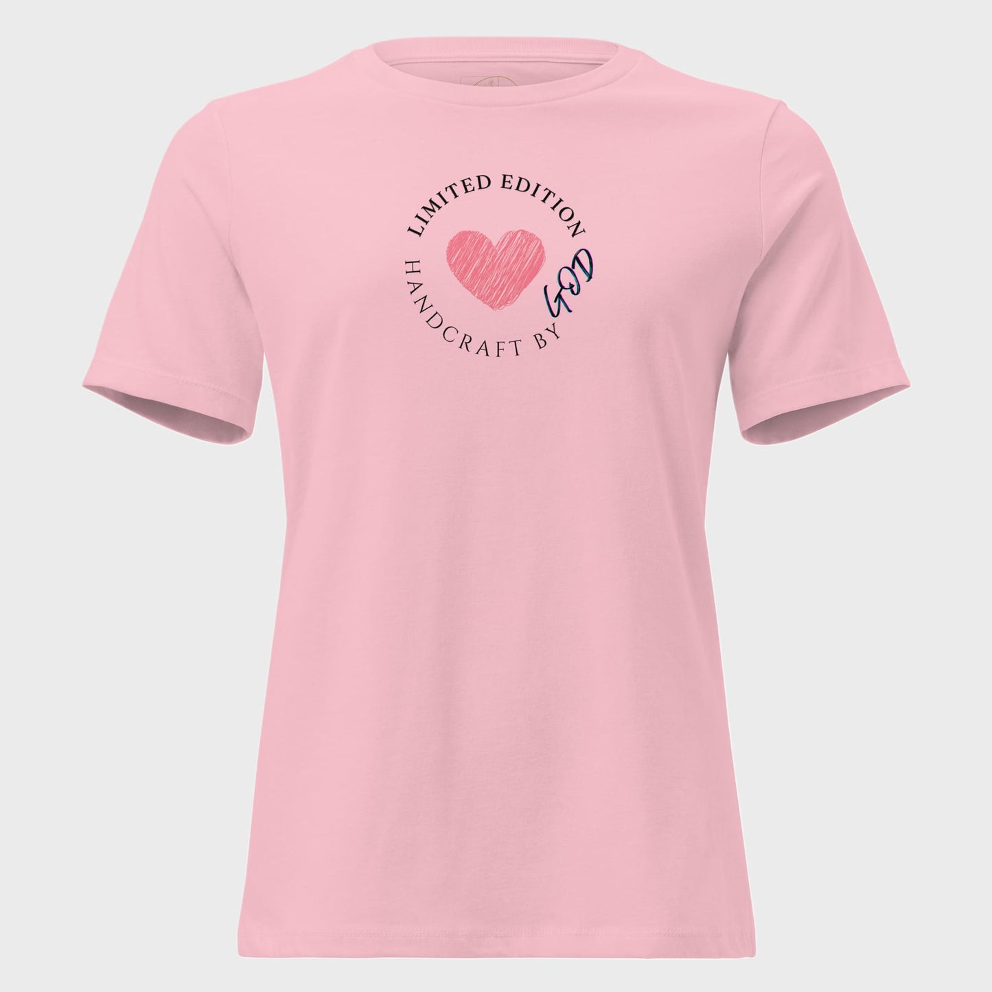 Hecho a mano por Dios | Camiseta básica ligera para mujer
