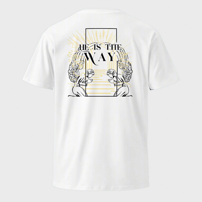 He Is The Way Back Design| Unisex premium Christian t-shirt