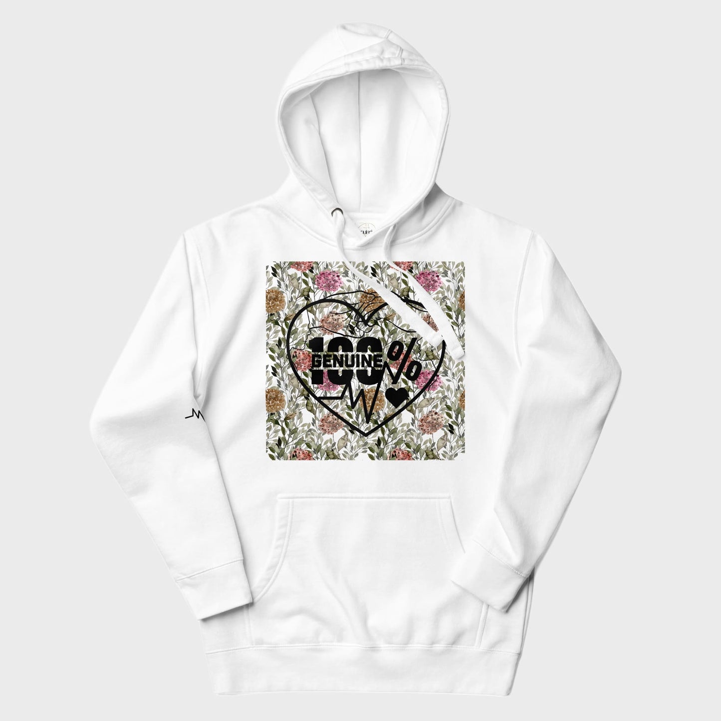 100% genuino | Sudadera premium Heartbeat para mujeres