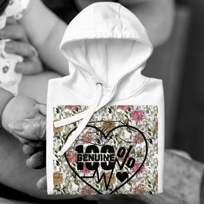 100% genuine | Heartbeat design premium hoodie for women