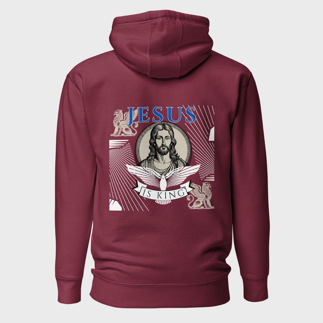 Jesus is King | Unisex premium cotton hoodie