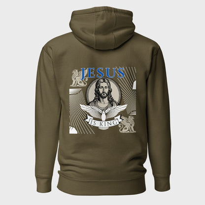 Jesus is King | Unisex premium cotton hoodie