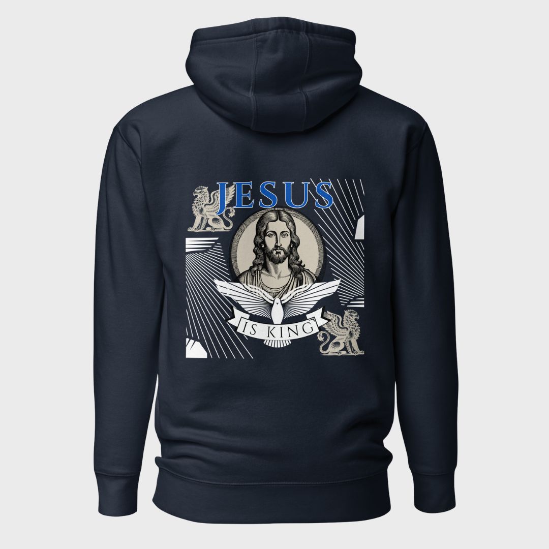 Jesús es Rey | Sudadera unisex de algodón premium