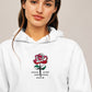 Rosa de Jesús | Sudadera premium bordada para mujeres