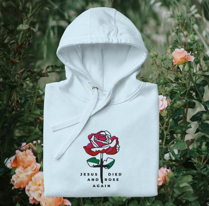 Jesus Rose| Premium embroidered hoodie for women