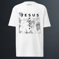 Jesús Salvador | Camiseta de peso pesado premium para hombres