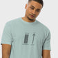 Jesús conduce a la vida | Camiseta de peso pesado premium para hombres