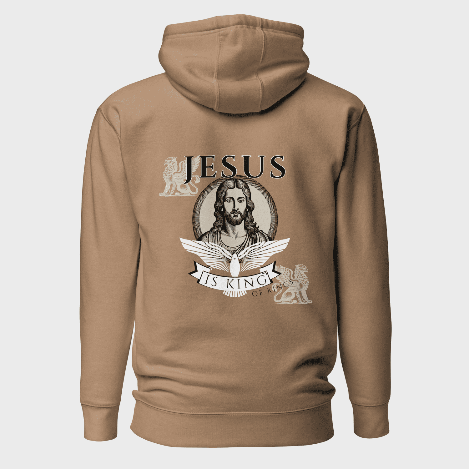 King of Kings | Unisex premium Christian cotton hoodie