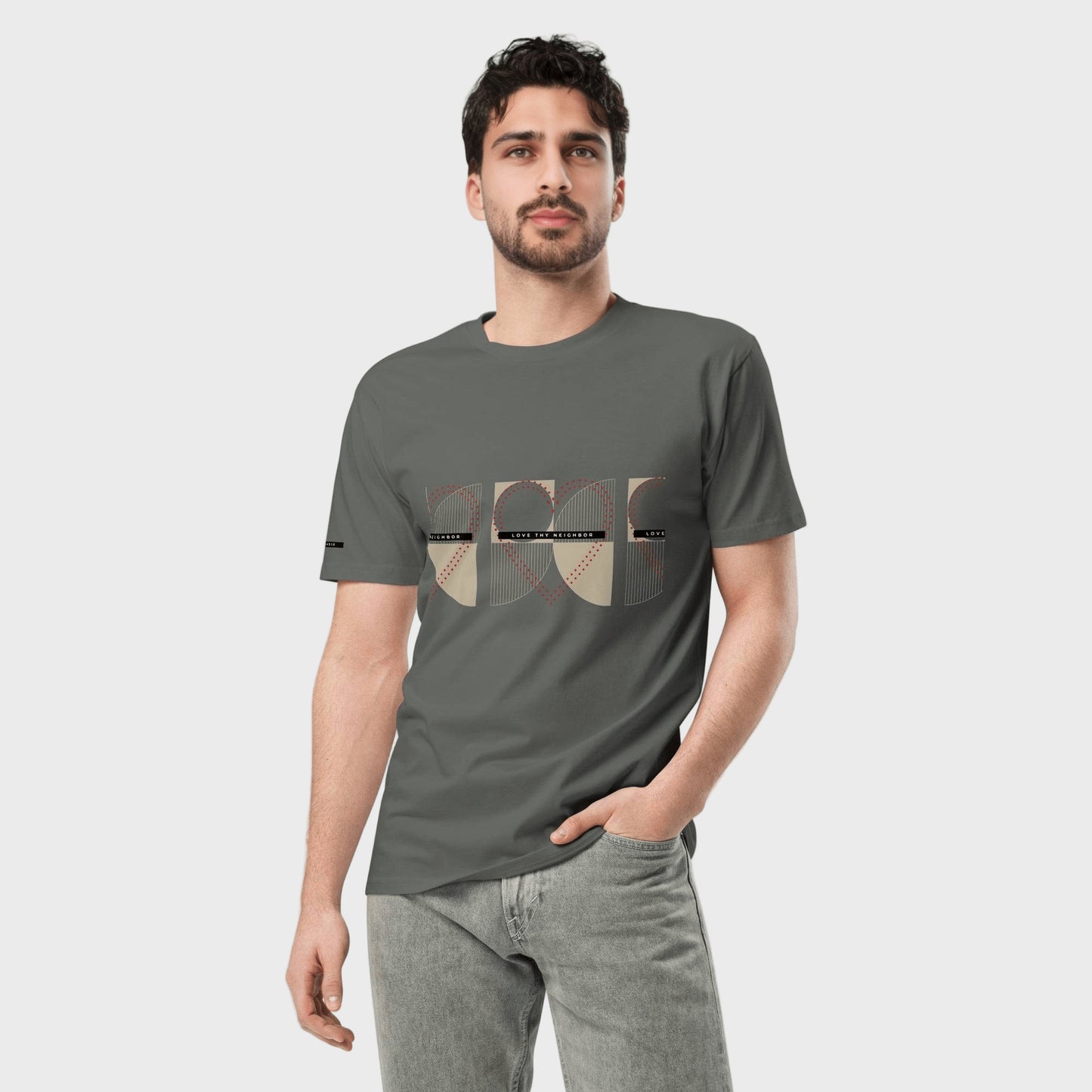 Love thy neighbor | Unisex premium cotton Christian t-shirt