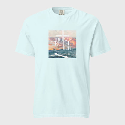 Ocean Into Sky | Garment-dyed heavyweight t-shirt
