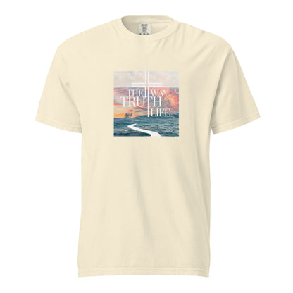 Ocean Into Sky | Garment-dyed heavyweight t-shirt