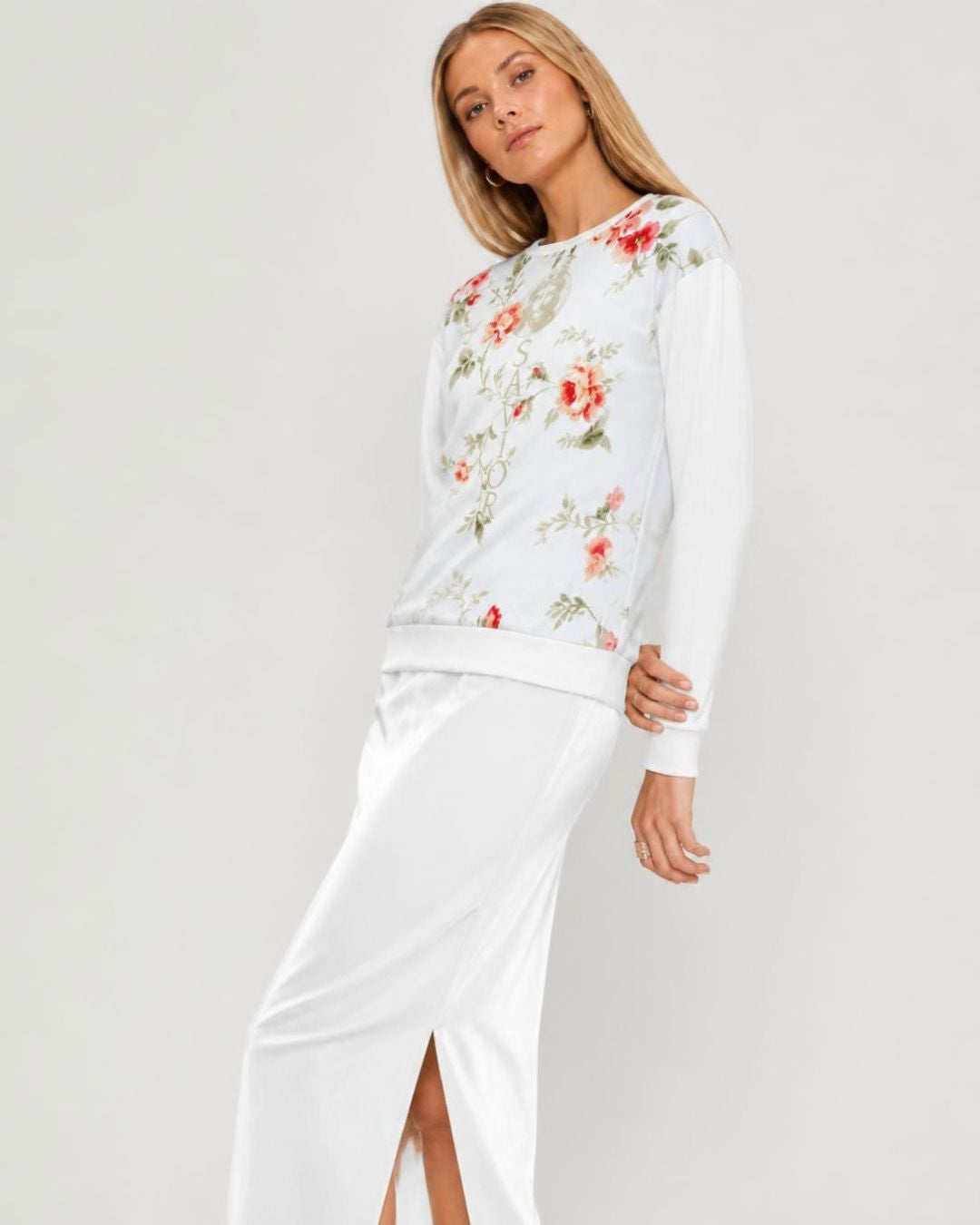 SAVIOR | Cotton faith sweatshirt for ladies
