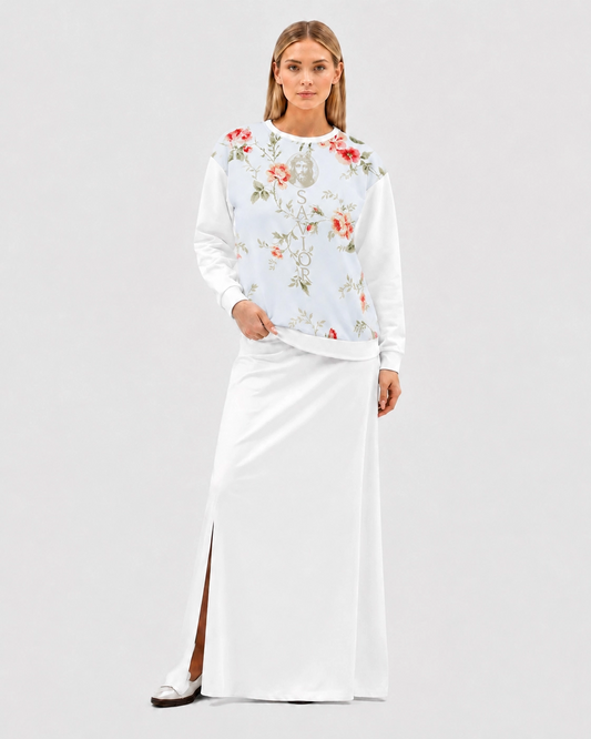 SAVIOR | Cotton faith sweatshirt for ladies