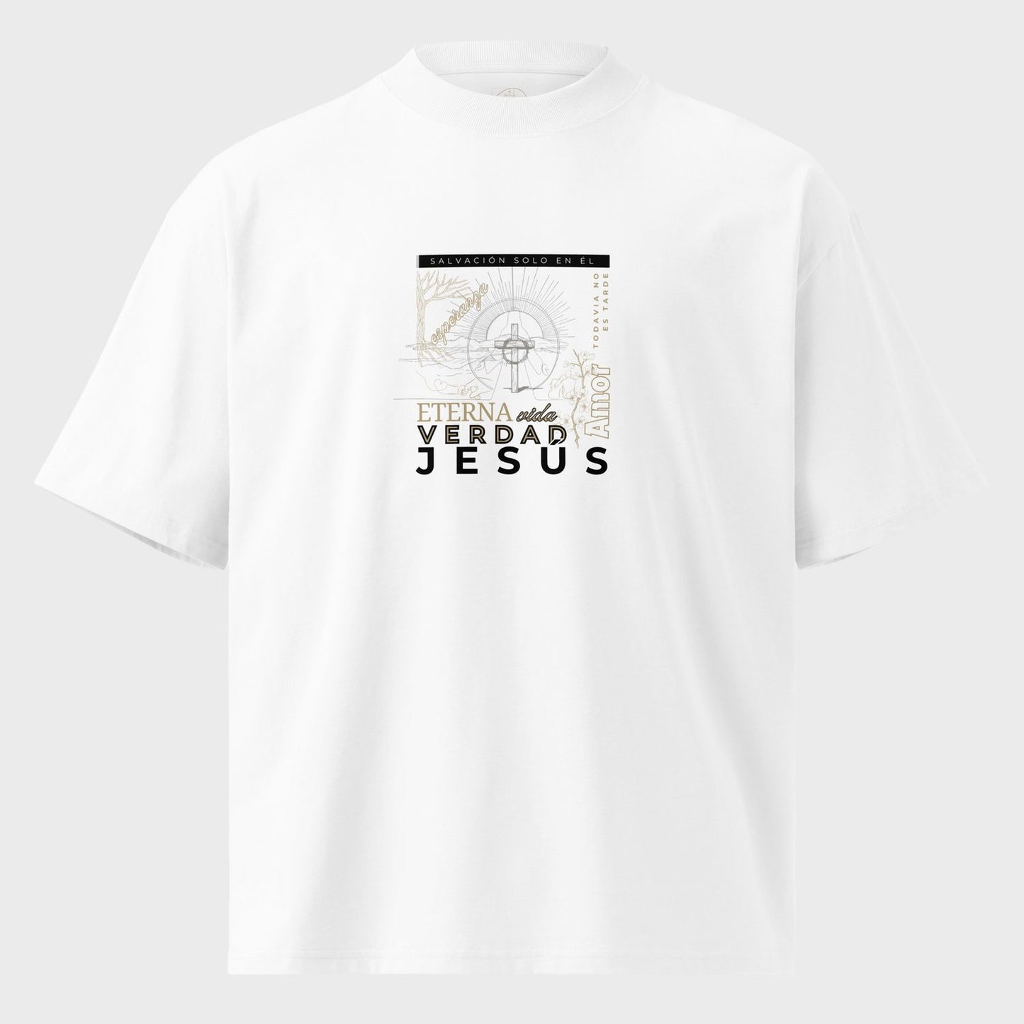 Salvación Solo En Él | Camiseta premium de algodón oversized