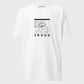 White long-sleeve shirt with 'Eternal Life' design on a white background