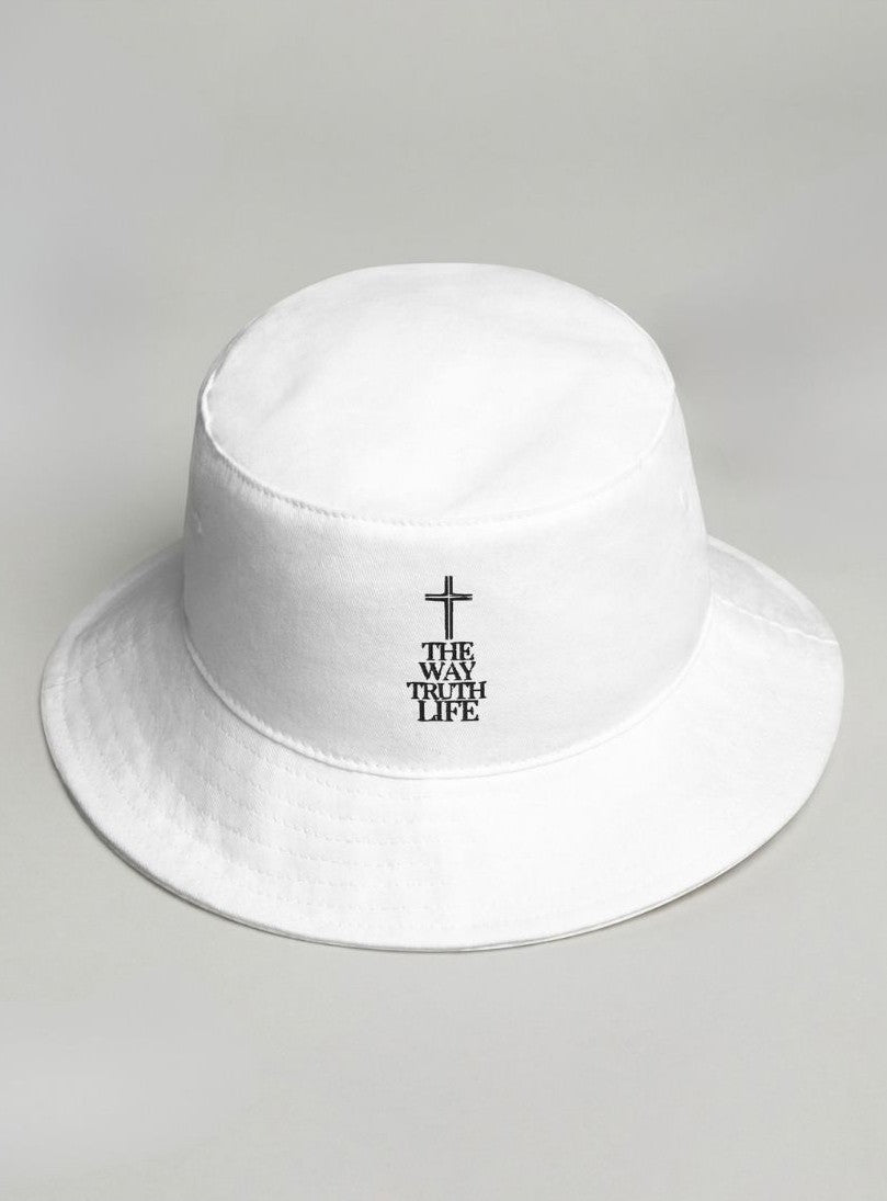 The Way, Truth, Life | Embroidered Bucket Hat