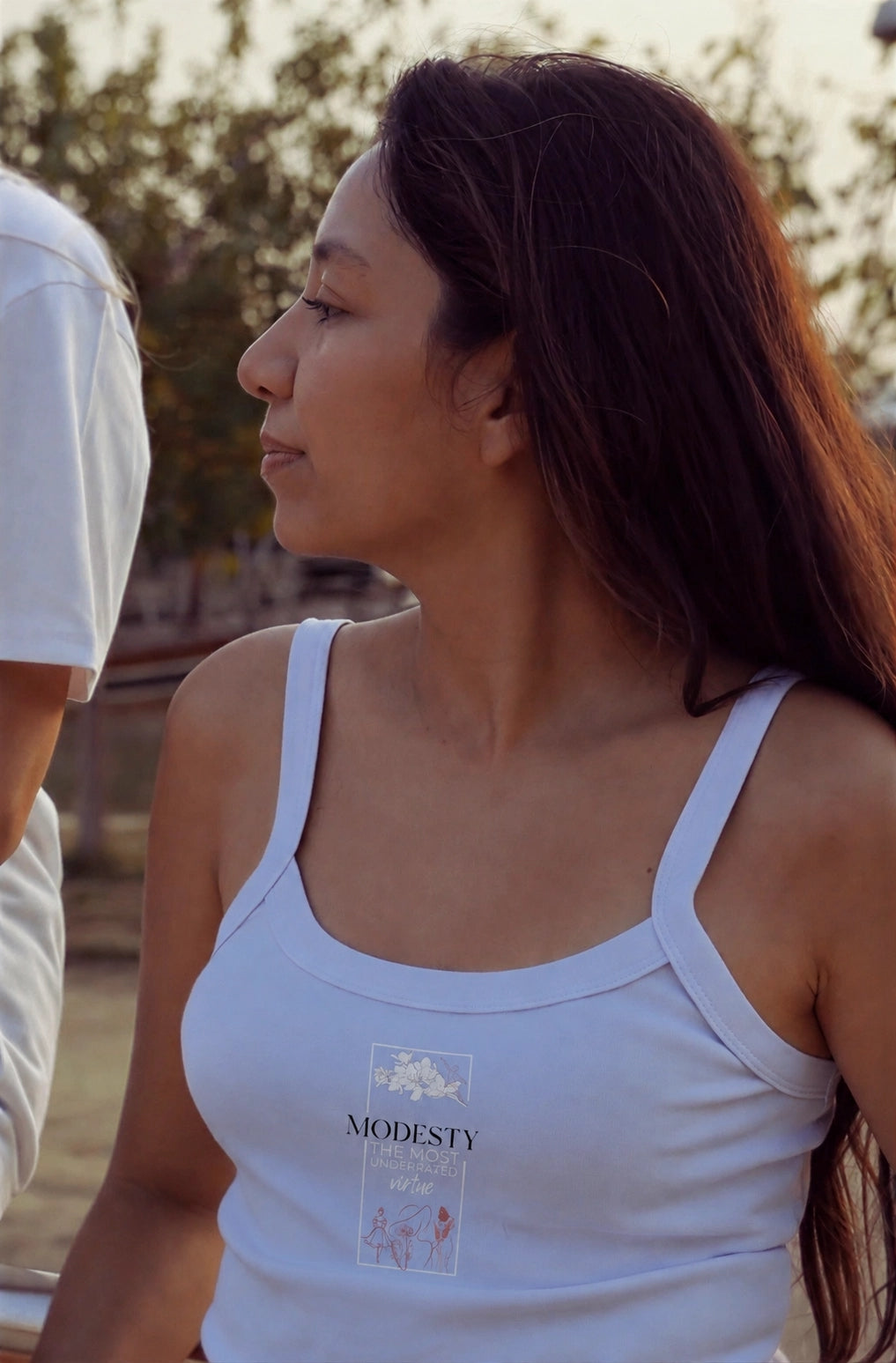 Modesty | Women’s micro-rib tank top