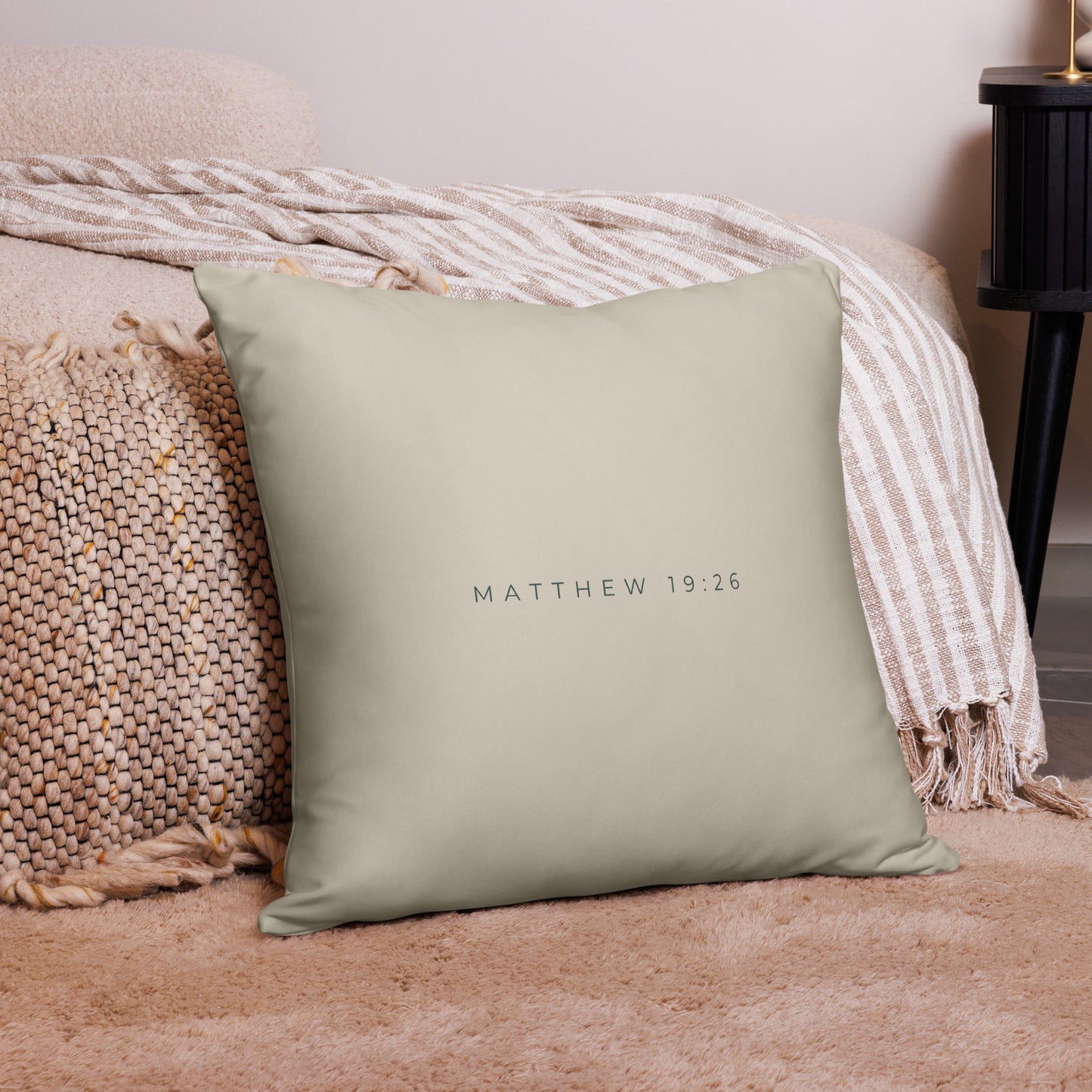 With God all things are possible | Pillow Case