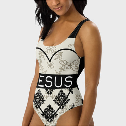 Jesus Saves | Elegant Christian Bathing Suit