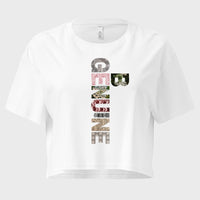 Sé genuina | Top corto relajado para mujeres