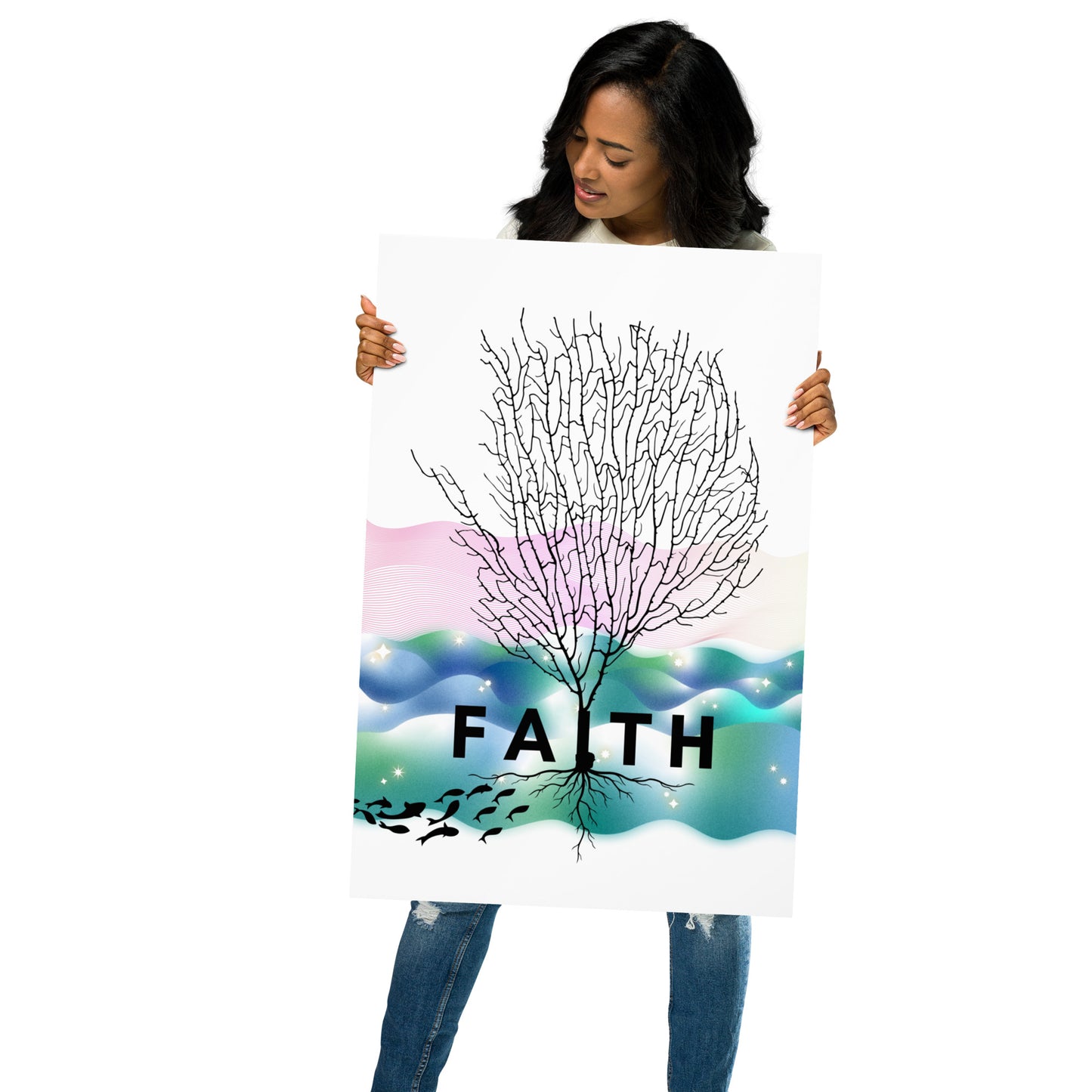 Vibrant Faith Poster