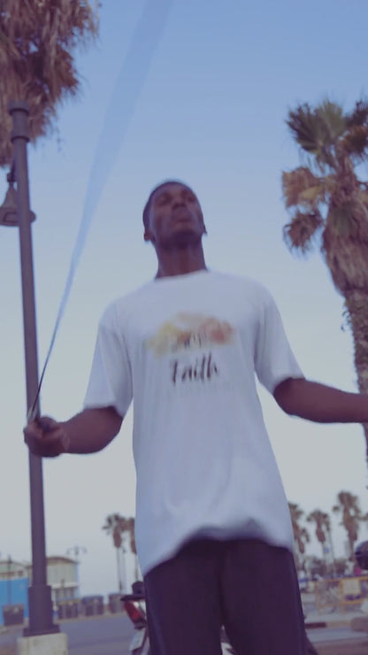 Faith Can Move Mountains | Men’s heavyweight premium tee