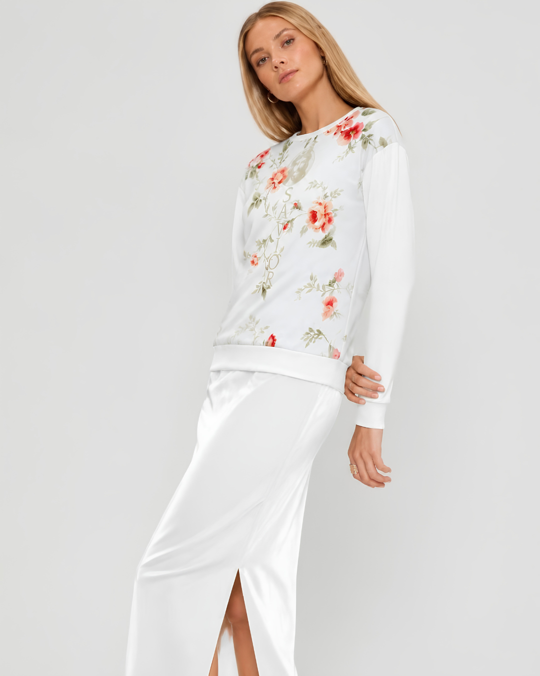 SAVIOR | Cotton faith sweatshirt for ladies